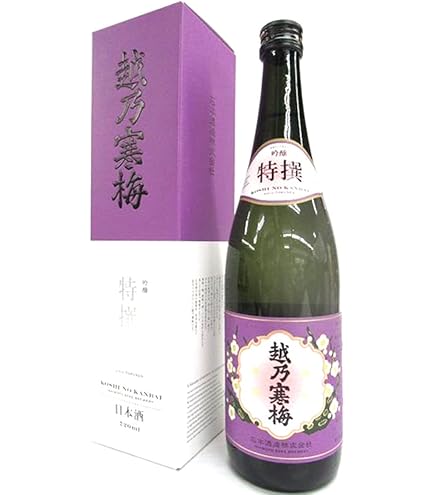 Amazon.co.jp: 石本酒造 越乃寒梅 純米大吟醸 金無垢 箱付き 720ml